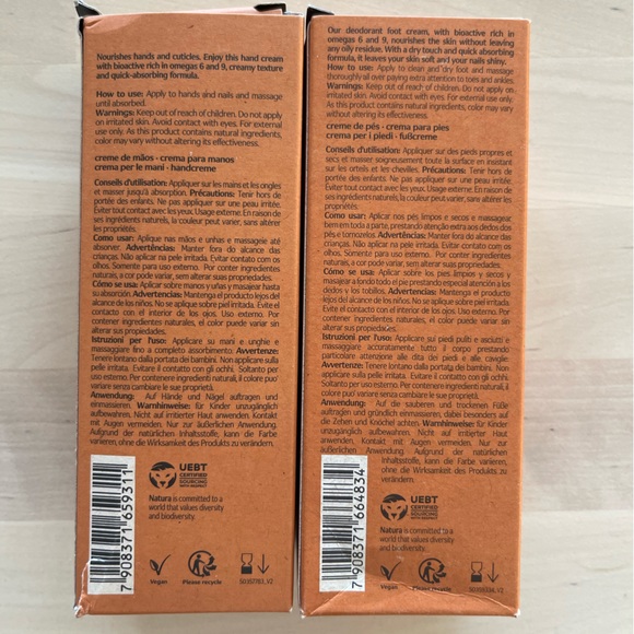 NIB Natura Ekos Castanha Hand and Foot Cream Set FabFitFun - Picture 3 of 7